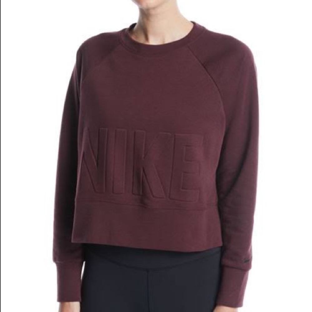 Nike Versa Cropped Training Sweatshirt